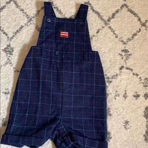 Janie and Jack plaid shortall